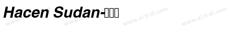 Hacen Sudan字体转换